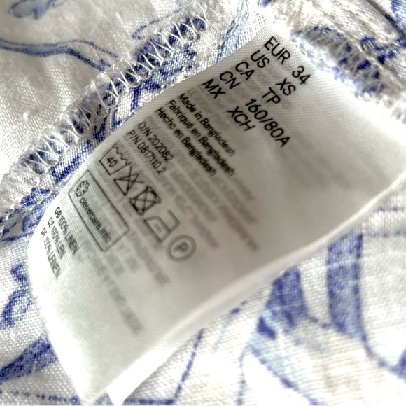 ✨ 100% linen wrap blouse XS - Picture 8 of 10